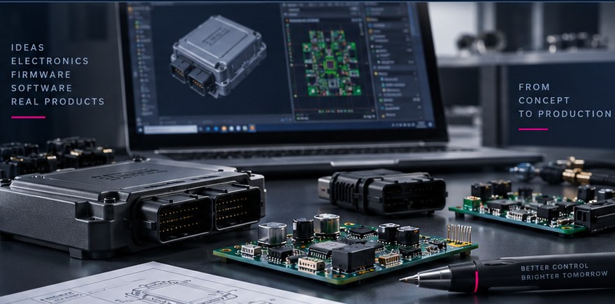 Electronic control modules, circuit boards and development equipment